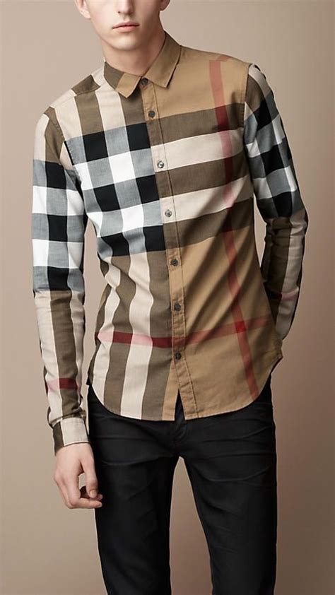 burberry printed shirt|burberry dress shirts for men.